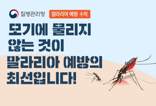 [말라리아 예방 수칙] 모기에 물리지 않는 것이 말라리아 예방의 최선입니다!