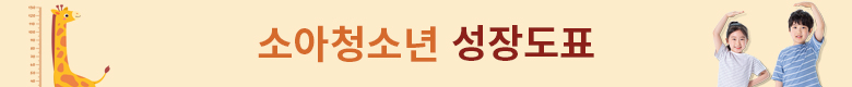 소아청소년 성장도표