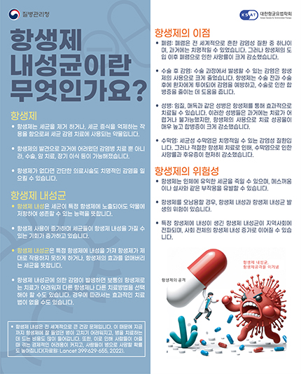 항생제 뉴스표지 : 항생제 내성의 의미