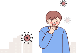 백일해 관련 일러스트