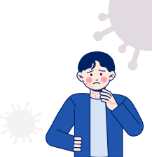 홍역 관련 일러스트