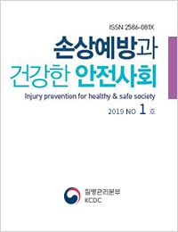 손상예방과 건강한 안전사회 2019년 1호 표지